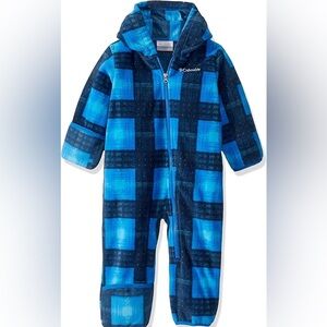 Columbia Infant Snowtop II Bunting (Onesie / Snowsuit) - Blue & Black Plaid